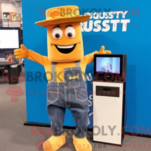 Mascot character of a Rust...