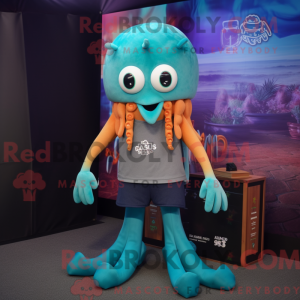 Mascottekarakter van een...