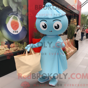 Postava maskota Sky Blue...
