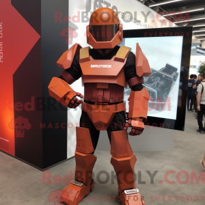 Mascot character of a Rust...