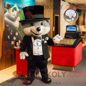 Mascot character of a Black...