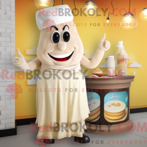 Mascot character of a Cream...