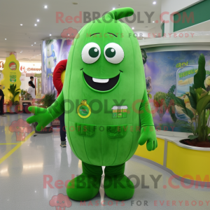 Mascot character of a Green...