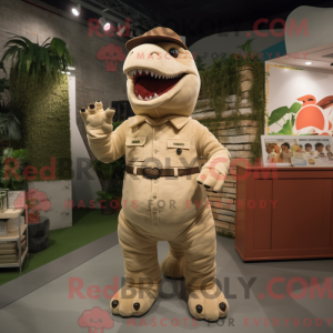 Mascot karakter van een...