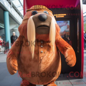 Mascot karakter van een...