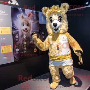 Mascot character of a Gold...