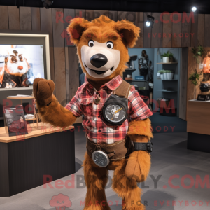 Mascottekarakter van een...