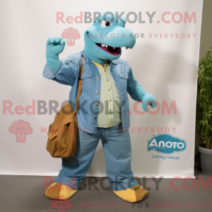 Mascot karakter van een...