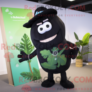 Mascot character of a Black...
