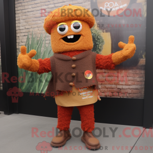 Maskotkarakter af en Rust...