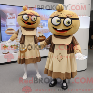 Postava maskota Tan Burgers...