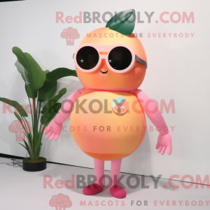 Mascot character of a Peach...