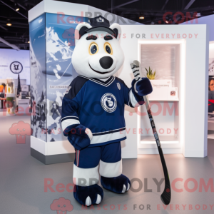 Mascot character of a Navy...