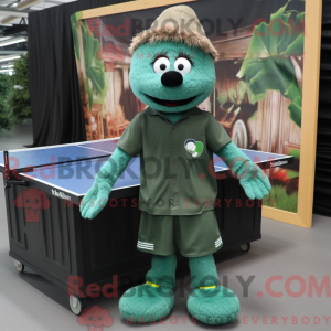 Mascottefiguur van een...