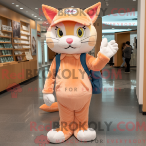 Mascot character of a Peach...