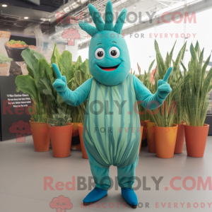 Mascot karakter van een...