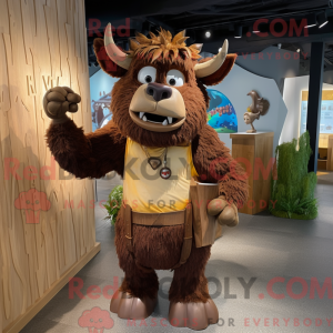 Personagem de máscara de um...