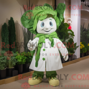 Mascot character of a White...