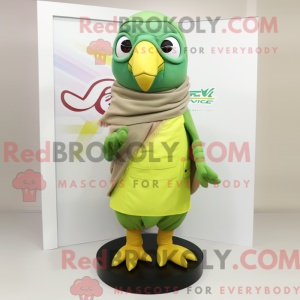 Mascot character of a Olive...