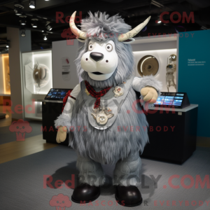 Personaje mascota de un Yak...