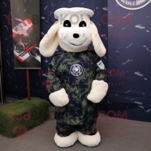 Maskottchen kostüm der Navy...