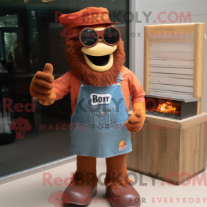 Mascot character of a Rust...