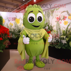 Mascot character of a Olive...