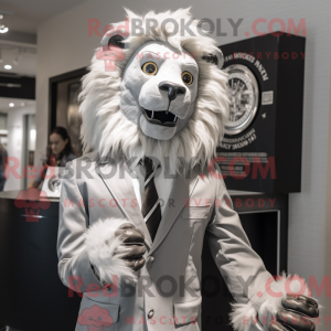 Mascottefiguur van een...