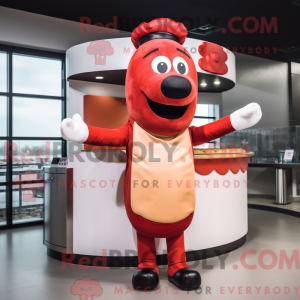 Mascottekarakter van een...