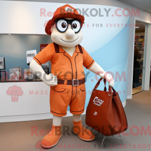 Maskot-karakter af en Rust...