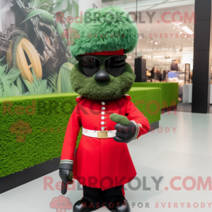 Mascot character of a Olive...