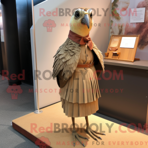 Mascot karakter van een Tan...