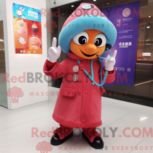 Mascottekarakter van een...