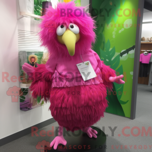 Máscara de kiwi magenta com...