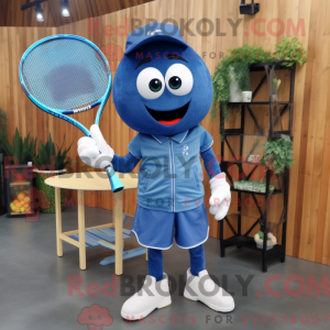 Mascot character of a Blue...