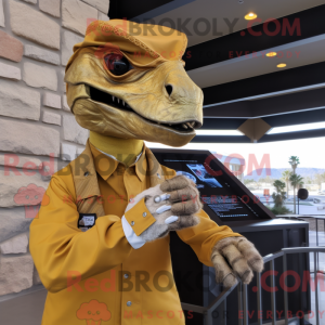 Maskotfigur af en...