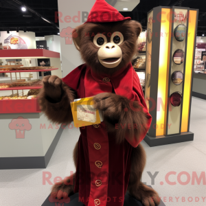 Mascot karakter van een...
