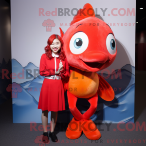 Mascot karakter van een...