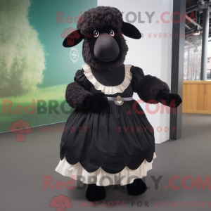 Maskottchen eines schwarzen...