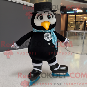 Mascot character of a Black...