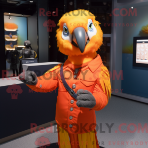 Mascot karakter van een...