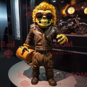 Maskotfigur av et...