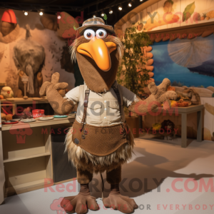 Mascot karakter van een Tan...