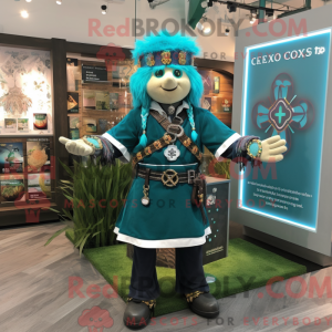 Postava maskota Teal...