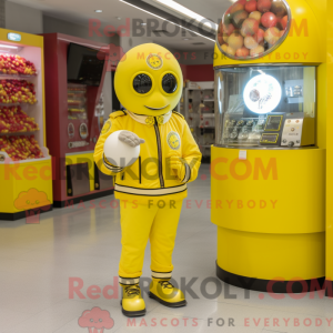 Mascot character of a Lemon...