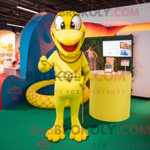Mascottekarakter van een...