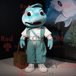 Maskottchen eines Cyan Cod...