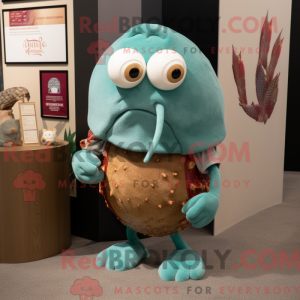 Mascottefiguur van een...