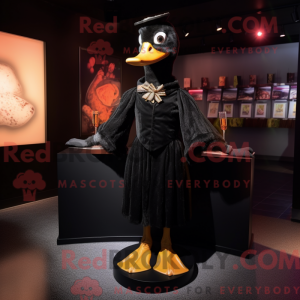 Mascot character of a Black...