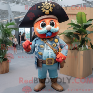 Mascot character of a Peach...